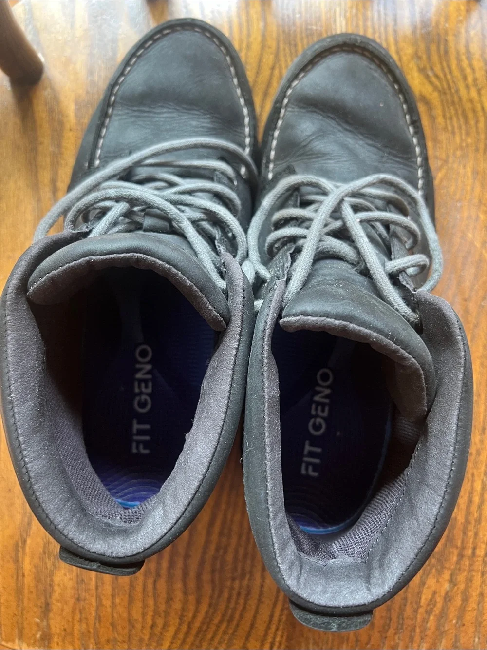 Chaco Kids Black Lace-Up Moc Toe Boots